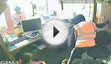 CCTV: Terrifying internet cafe raid in north London